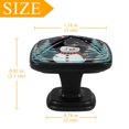 thumbnail image 4 of 12 Cabinet Knobs Drawer Knobs Kitchen Knobs Square Cabinet Knobs Christmas Snowman Drawer Knobs for Dressers Door, 4 of 5