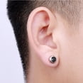 thumbnail image 7 of SmartBy Unisex Rhinestone Stainless Steel Ear Stud Earrings Helix Piercing Jewelry Gift, 7 of 7