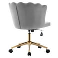 thumbnail image 7 of Duhome Home Office Chair Task Chair Velvet Swivel Gray 1 Pcs, 7 of 7