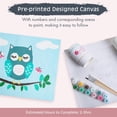 thumbnail image 4 of Pink Picasso Kits Paint by Number for Kids Ages 5-12  DIY 8x10 Beginners Kids Paint Set Color by Numbers Canvas Painting Kits  As Seen On Shark Tank & Oprah's Favorite Thing Olivia Owl, 4 of 8