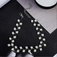 thumbnail image 4 of Gargantilla con cuentas de perlas de imitación ramificadas para mujer de Farfi Fashion, regalo de joyería para fiesta, dorado, perla blanca, 4 of 5