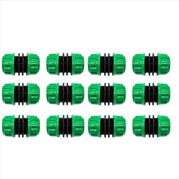 Extensor de Conector de ReparacióN de Manguera de 12 Uds para Unir Manguera de JardíN de 1/2 Pulgada, ConexióN de ReparacióN RáPida, UnióN de Manguera de JardíN