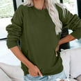 thumbnail image 3 of Dyegold Womans Sweatshirt Ladies Cute Crew Neck Tops Crewneck Sweatshirt Womens Sweatshirt Y2K Clothes Long Sleeve ​Christmas ​Women'S Crewneck Sweatshirts ​Sale, 3 of 5