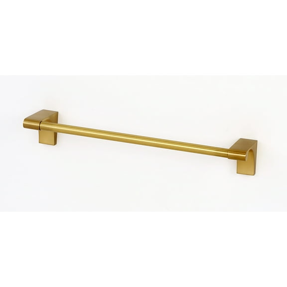 Alno A6820-12 Luna 12" Wide Towel Bar - Brass