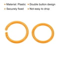 thumbnail image 4 of Uxcell 1.6" OD 1.3" ID Loose Leaf Rings Binder Ring Plastic O Rings for Book Scrapbook, Orange 50 Pack, 4 of 6