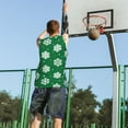 thumbnail image 5 of Pofeuu Snowflake Print Basketball Jersey, Shirts for Men Youth Basketball Jersey Crew Neck-4X-Large, 5 of 6