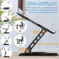 thumbnail image 3 of Soporte para Laptop, Base Plegable Estable Antideslizante y Portátil, Enfriadora para Laptop Stand con Base Giratoria de 360° y Altura Ajustable, para PC y Tabletas, 3 of 4