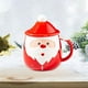thumbnail image 4 of Taza de café de cerámica de 500 ml con tapa de Papá Noel, regalo de Año Nuevo para adultos. D, 4 of 8