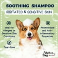 thumbnail image 2 of All Natural, Hypoallergenic | Soothing Spa Shampoo with Aloe Vera | Sensitive Skin | Antibacterial | pH Balanced | Tear Free | Detangler & Moisturizer | Odor Eliminator | Grooming Quality - 26.4 oz., 2 of 7