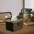 thumbnail image 1 of Caja de Pañuelos de Madera, Servilletero, Bandeja para Servir de Estilo Vintage, Cubierta de Caja de Pañuelos Facial para Sala de Estar, Tocador, Hote 22cmx12cmx10cm Soledad Caja de pañuelos de escritorio, 1 of 10