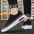 thumbnail image 4 of NOKIO Men'S Spring Breathable Soccer Shoes Spring Men'S Mesh Casual Trainers Men'S Casual Slip-On Sneakers Summer Fashion Men's One Foot Stirrup Sneakers Men's Mesh Cloth Comfortable Casual Shoes, 4 of 5