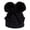 Black, variant on Krdevn Rib Knit Cap with Two Round Fluff Balls and Bowknot, Winter Cold Weather Headwear (Baby, Toddler),6-36 Month