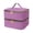Purple, variant on Giaone Large Compartment Nails Polish Storage Case With Lined Interiornd Tool