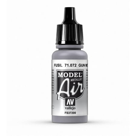 Gun Metal Paint, 17ml, The pigments used for airbrush colors are ground to the finest possible consistency By
