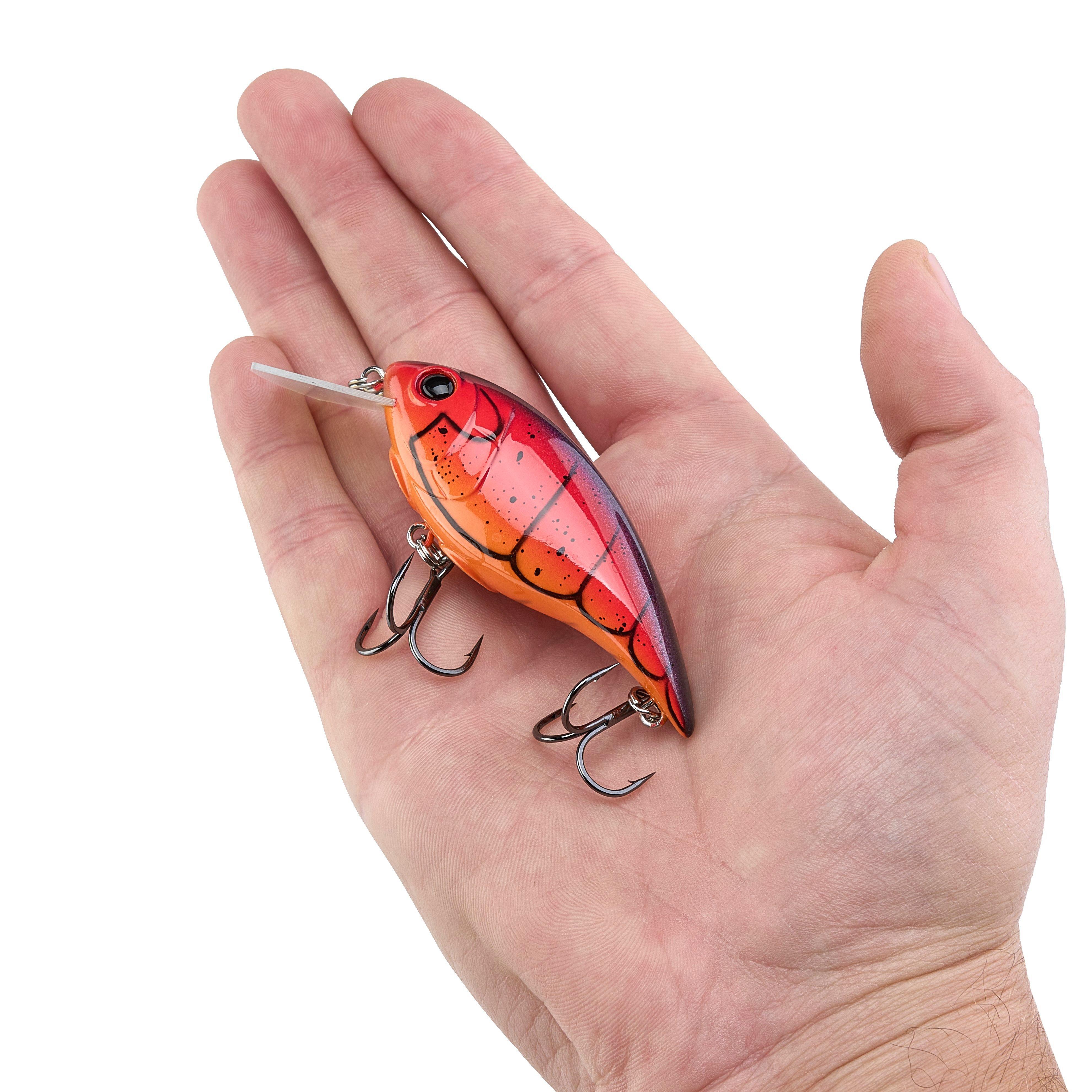 Shallow Money Badger Fishing Crankbait, 2.75 in, Special Red Craw