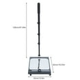 thumbnail image 2 of Under Vehicle  LED Lighted Slidable Telescoping Inspection Mirror Convex Search Mirror Black with Wheels, 2 of 19