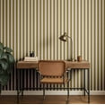 thumbnail image 3 of S4Sassy Self Adhesive Wallpaper, Green Vertical Stripes Wallpaper, Removable DIY Vinyl Wall Covering, Peel and Stick Contact Paper for Entryway Accent Wall, Easy Home Decor Solution(25"x120"), 3 of 9