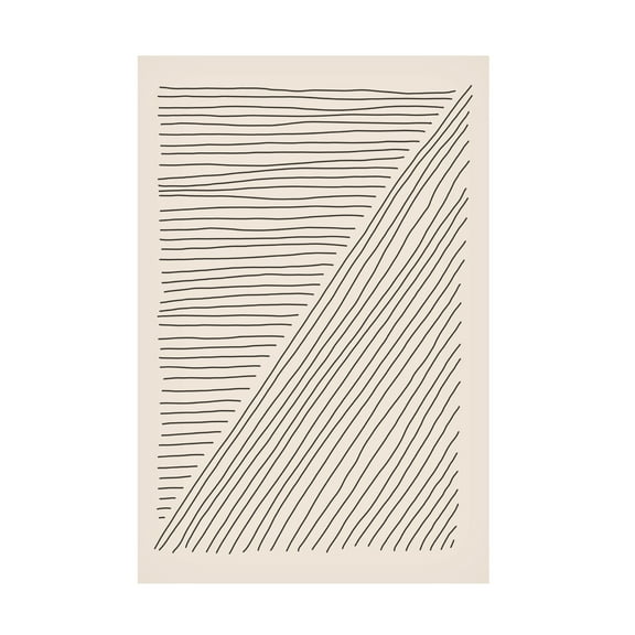 Trademark Fine Art jay stanley Boho Line Vibes 3 Canvas Wall Art