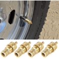 thumbnail image 4 of Deflactor de neumáticos de latón antioxidante de 4 Uds. Deflactor de neumáticos todoterreno para coche GM JM, 4 of 5