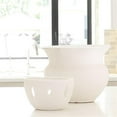 thumbnail image 6 of Jamie Young Co Coastal Ceramic Lacerated Bowl in Textured Matte White, 6 of 6