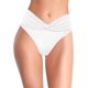 thumbnail image 1 of Braguitas de baño de Cintura Alta con Parte Delantera torcida para Mujer Blanco - A XL Blanco - A XL Xishao ropa, 1 of 2