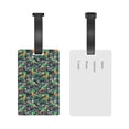thumbnail image 5 of Daiia Dinosaur Plays Soccer Durable Luggage Tags with Secure Strap Travel ID Tags Suitcase ID Tags Bag Identification Tags - Easy Identification for Men and Women, 5 of 8