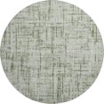 thumbnail image 2 of Addison Rugs Mayfield Premium Machine Washable Transitional Stripes Green Round Rug, 8' x 8', 2 of 6