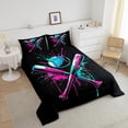 thumbnail image 4 of Erosebridal Watercolor Baseball Comforter Sets Full Size , Sports Theme Down Comforter, Reversible 3pcs, 4 of 7