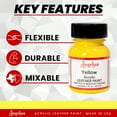 thumbnail image 2 of Angelus® Acrylic Leather Paint, 1 oz., Yellow, 2 of 9