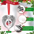 thumbnail image 3 of 12Pcs Angel Wing Shape Blank Hot Transfer Printing Sublimation Ornament Decoration for Christmas Tree Decor Xmas, 3 of 4