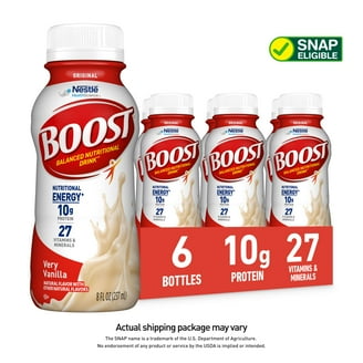 boost glp 1 drink BOOST Advanced Nutritional Protein Shake, GLP-1 Friendly, Very Vanilla, 4 -  11 fl oz Cartons