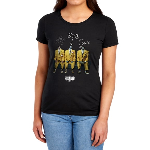 Beetlejuice Beetlejuice Shrinker Group Women's T Shirt, Black, Medium