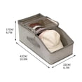 thumbnail image 5 of Multi Functional Hat Storage Box with Large Capacity and Foldable Design, Stackable Transparent Organizer for Baseball Caps, Fedoras, and Stylish Headwear, Perfect for Home and Closet Storage, 5 of 5