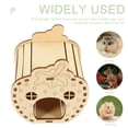 thumbnail image 2 of Cachette en Bois Non Finie pour Hamster Fraise Maison, 2 of 9