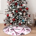 thumbnail image 5 of Rateoe Eiffel Tower and Butterflies Print Christmas Tree Skirt 48" for Xmas Holiday New Year Party Circle Tree Mat Ornaments Decoration, 5 of 7