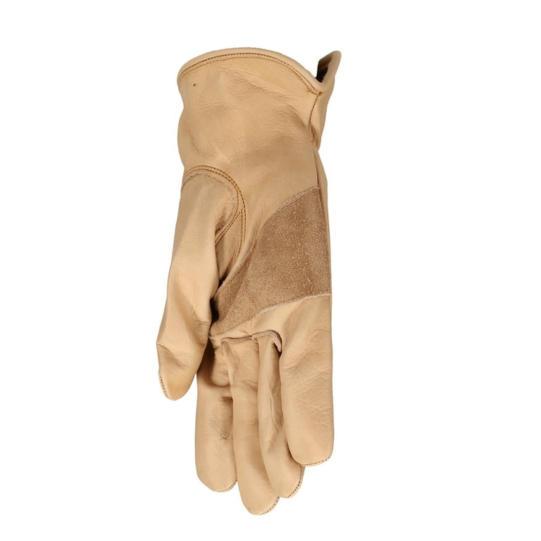 Expert Gardener Durable Leather Gloves Large for Outdoor Work