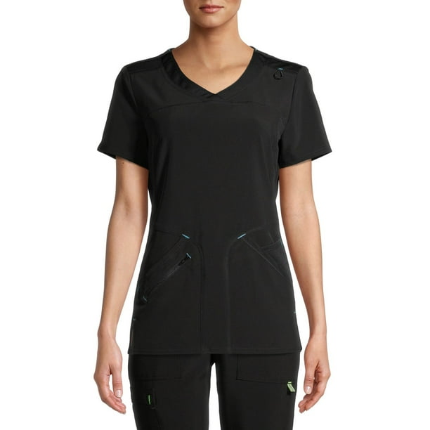 Scrubstar Women's Antimicrobial Premium Performance Tonal Contrast V