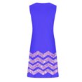 thumbnail image 5 of Annhoo Robe d'Été Tendance pour Femmes, Imprimée, Col en V, Sans Manches, Mini, Décontractée, Plage, Vacances, Robe Courte, 5 of 5