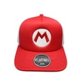 thumbnail image 1 of Super Mario Bros. Mario Red Mesh Back Foam Trucker Snapback, 1 of 3