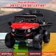 thumbnail image 4 of Historyli Auto eléctrico para montar: volante realista,asiento espacioso con cinturón de seguridad,espacio de almacenamiento independiente,neumáticos duraderos con amortiguadores y control remoto, 4 of 7