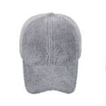 thumbnail image 4 of jobturf Winter Hats for Women Sports Cycling Trendy Baseball Cap Casual Lightweight Caps Soft Comfy Thickened Warm Fleece Hat for Cold Weather, 4 of 5