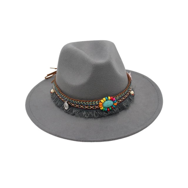 Minnieouse Gorros coloridos de algodón para niñas y niños, para cualquier ocasión, sombreros de Panamá para niños, protección solar, Sombreros gris claro Mediano (56-58cm)