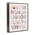 thumbnail image 3 of Stupell Industries Eclectic Pink Pastel Alphabet Chart Black Framed Giclee Art, 16 x 20, by Lil' Rue, 3 of 8