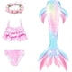 thumbnail image 2 of Cola de sirena para nadar para niñas y niños, hermoso disfraz de sirena, traje de baño, traje de baño Cosplay, 2 of 3