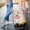 thumbnail image 3 of Trick or Treat Pitbull Funny Mummy Cosplay Pumpkin Candy Basket Travel Luggage Cover Terrier Dog Lover Suitcase Dust Protective Decor - 12016, 3 of 5