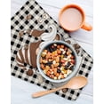 thumbnail image 3 of Coffee Gnomes Kitchen Dish Towels for Drying Dishes Set of 2, Farmhouse Brown Bean Plaid Black Grey Waffle Weave Microfiber Hand Tea Bathroom Towels Quick Dry & Absorbent Towel 12x12, 3 of 7