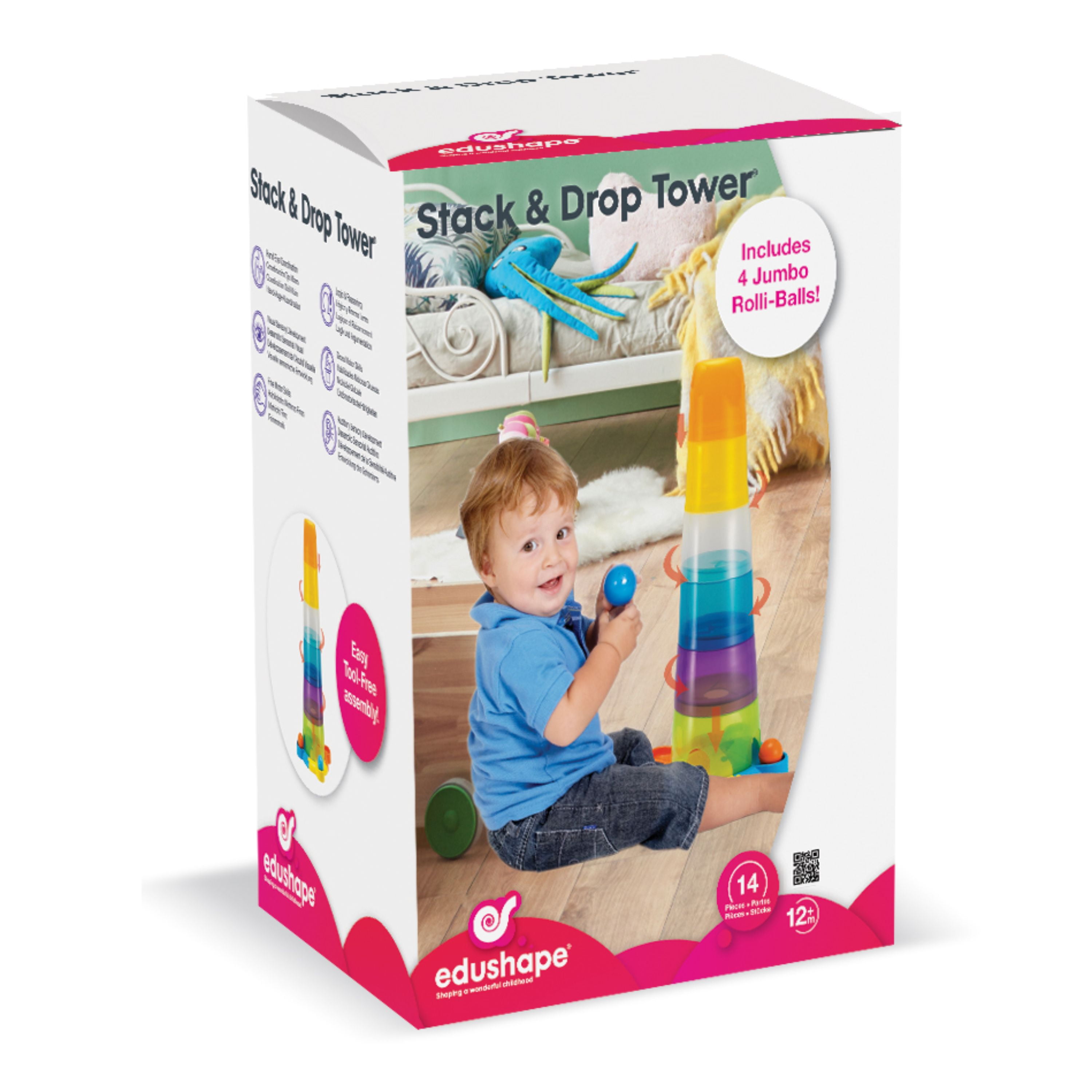 Edushape - Stack and Drop Tower - Walmart.com