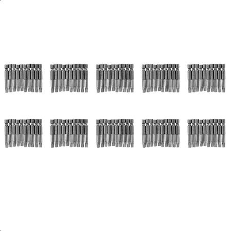 

6mm T30 Head 50mm Long Magnetic Torx Screwdriver Insert Bits Tool 100 Pcs