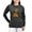 Charcoal, variant on - Halloween Letter A Witch Monogram Women's Long Sle - Women's Long Sleeve Graphic Tee Casual Fit