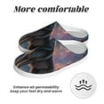thumbnail image 6 of Wukai Night Sky Wolf Print Women's Indoor Bedroom Slipper Slip On Shoes, Unisex House Shoes with Anti-Skid Sole for Men, Gift for Women Men-35/36, 6 of 7